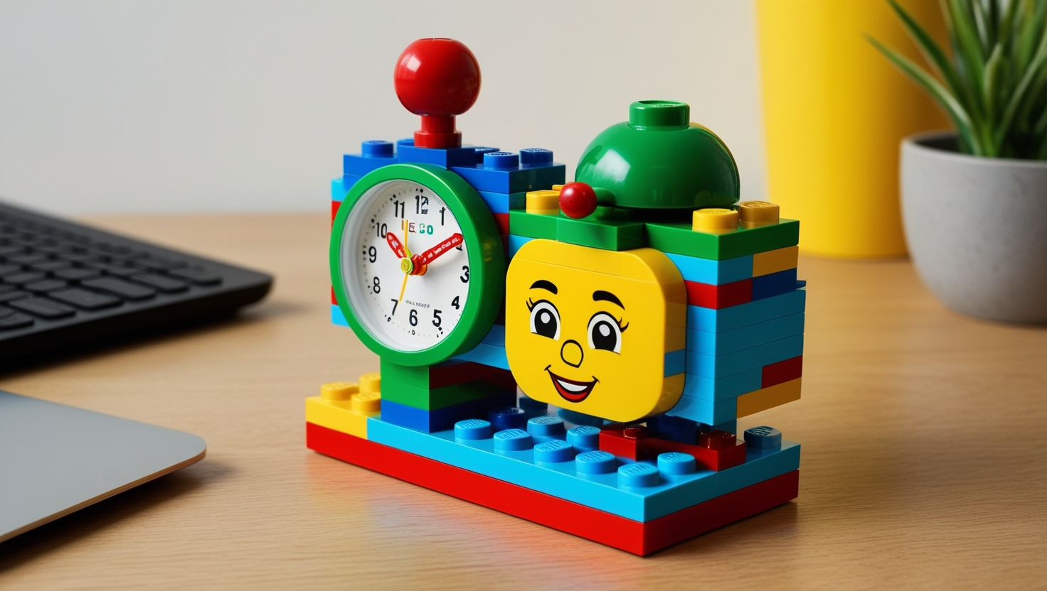  Bobble Head LEGO Alarm Clock