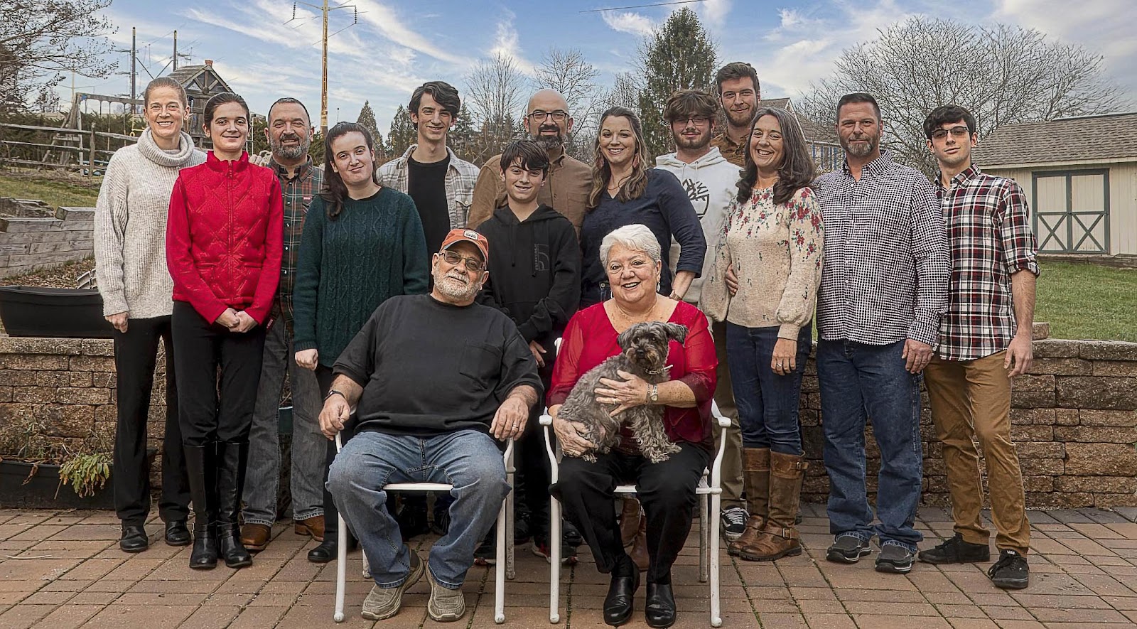 A group of people posing for a photoAI-generated content may be incorrect.