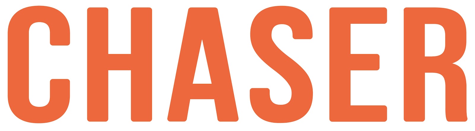 Logo of Chaser, featuring bold orange text in a modern, clean font, representing innovation and efficiency in accounts receivable solutions.