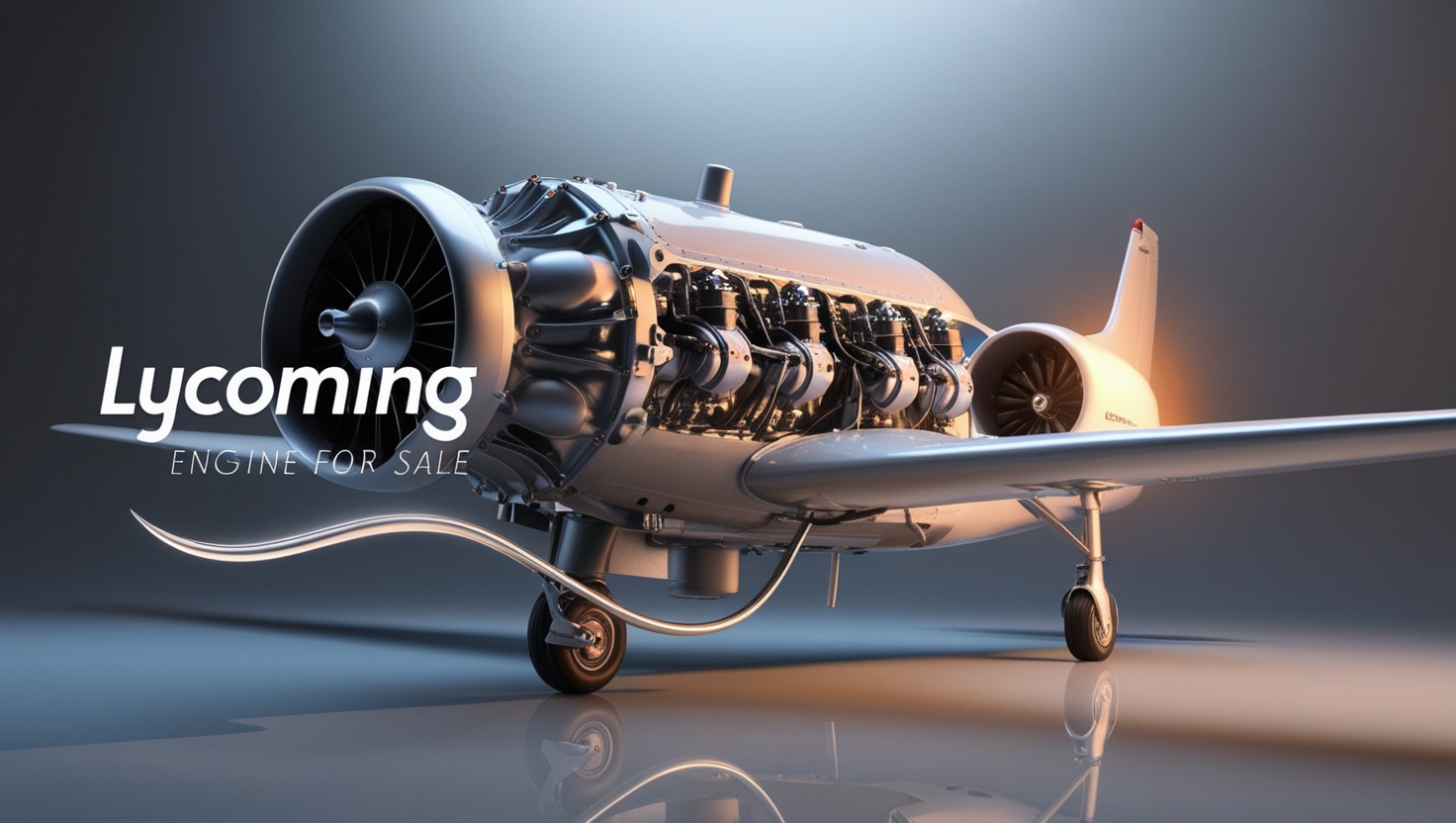 3D Model Lycoming Cessna 172 Engine Sale