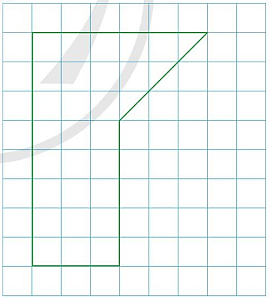 A graph paper with a green line

Description automatically generated