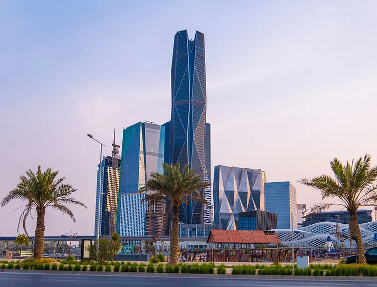 The Saudi National Bank headquarters and other buildings in Riyadh - (Credits AEI Saudi)