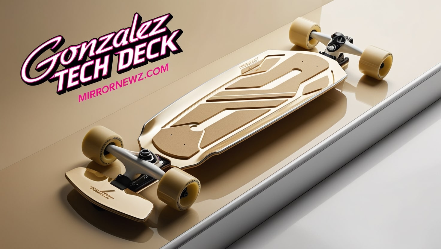 Gonzalez Tech Deck Beige