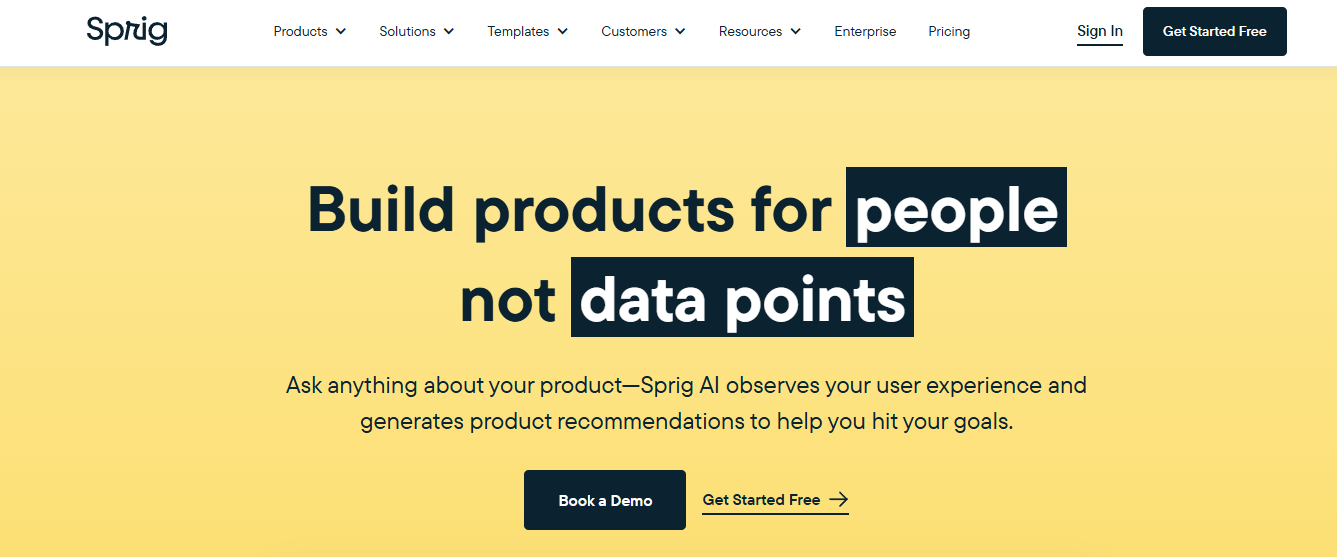 Sprig ux heatmap tools