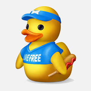 Carhop Rubber Ducky