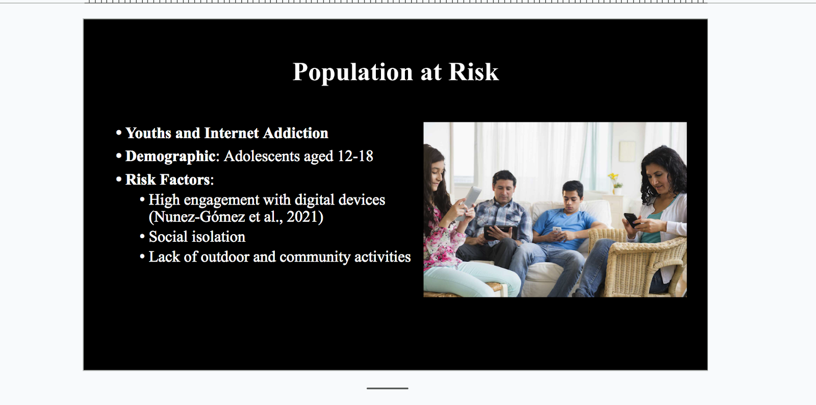 PSY 200 3-2 Short  Presentation Assignment on the Prevention Program for Adolescent Internet Addiction