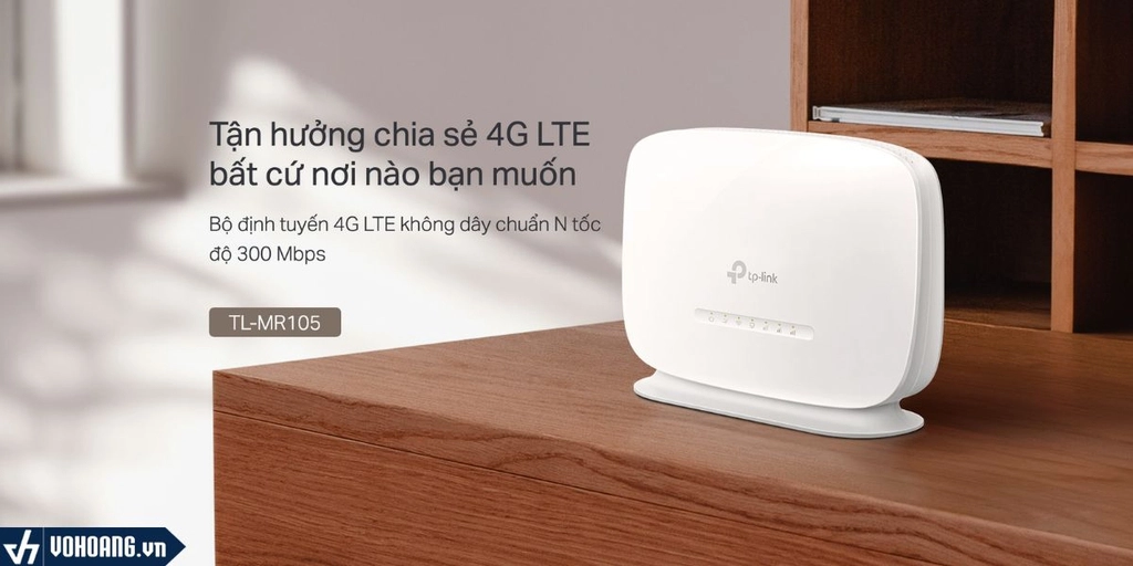 Tp Link TL-MR105 tiện lợi chỉ cần cắm thẻ sim và sử dụng tẹt ga.