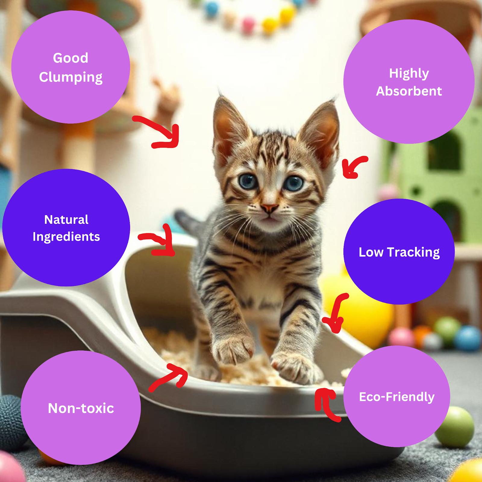 Benefits of tofu cat litter