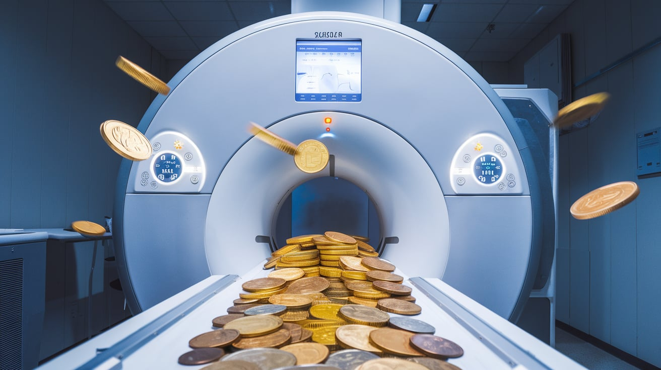 Coins in MRI 