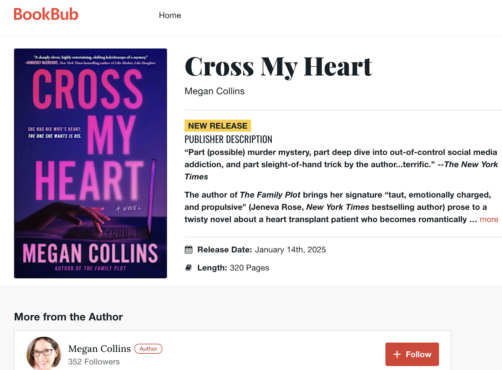 image of cross my heart book