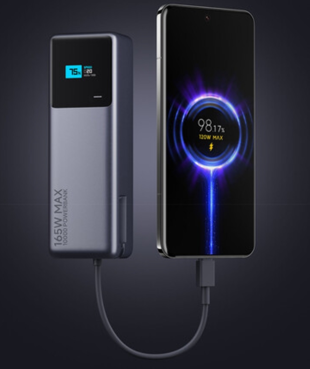 Xiaomi unveils new fast-charging power bank with built-in cable