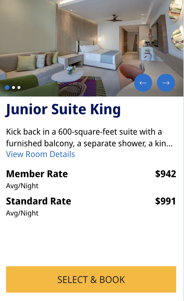 Junior Suite King - Hyatt All-Inclusives