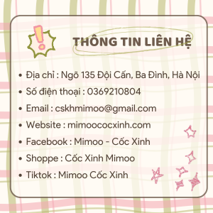 thông tin liên hệ mimoo