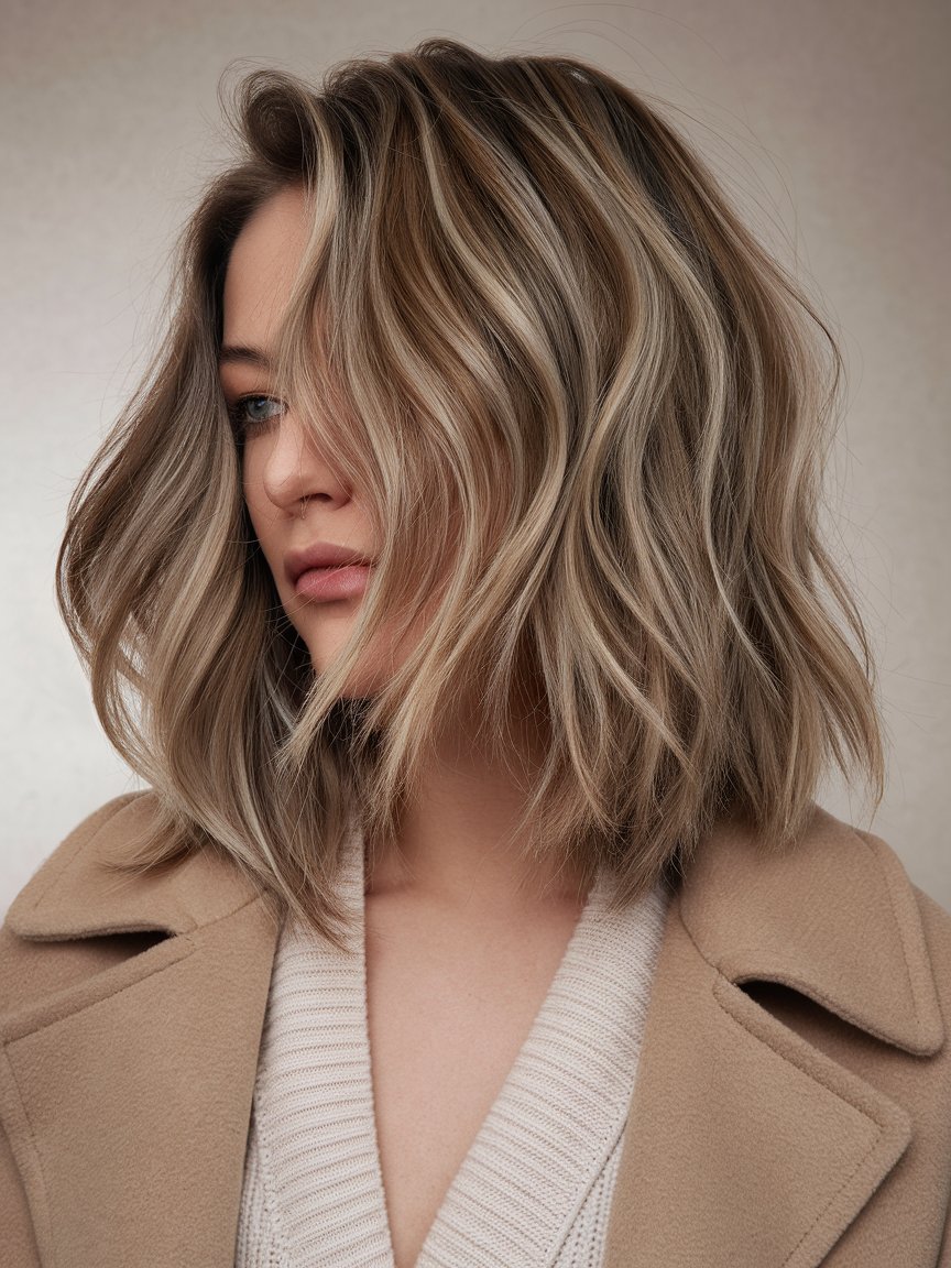 42. Wavy Mid-Length Cut