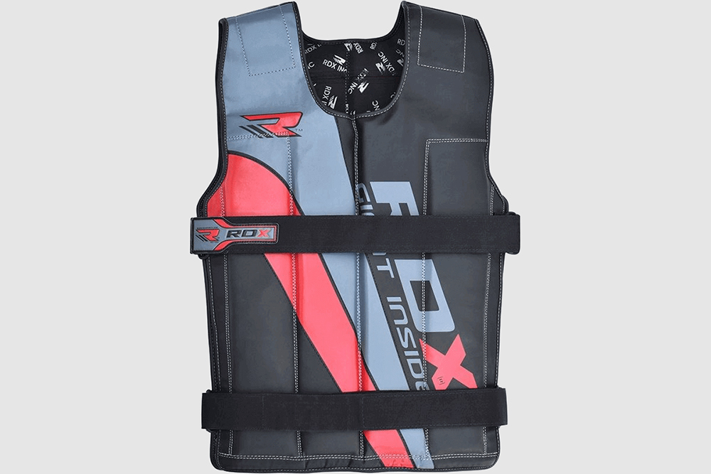 Weighted vests are used for strength building and balance. 