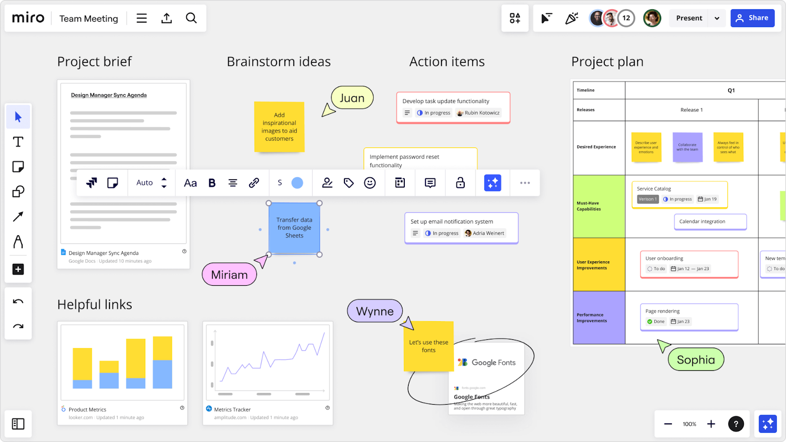 Miro Interface