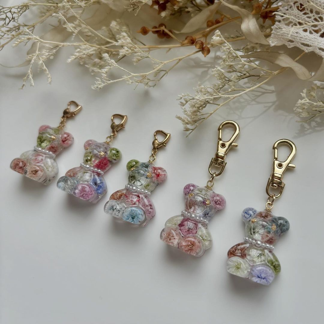 レジンのアクセサリーチャーム