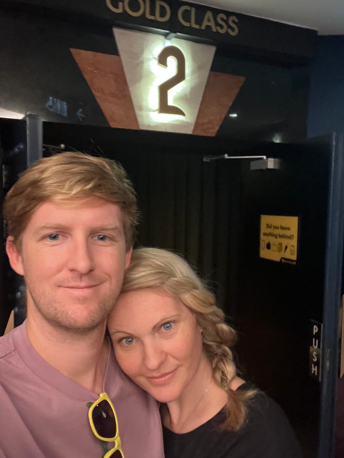Gold Class cinema. Golden Village. Popcorn. Lilo and Stitch. Live action. Disney. Date night.
