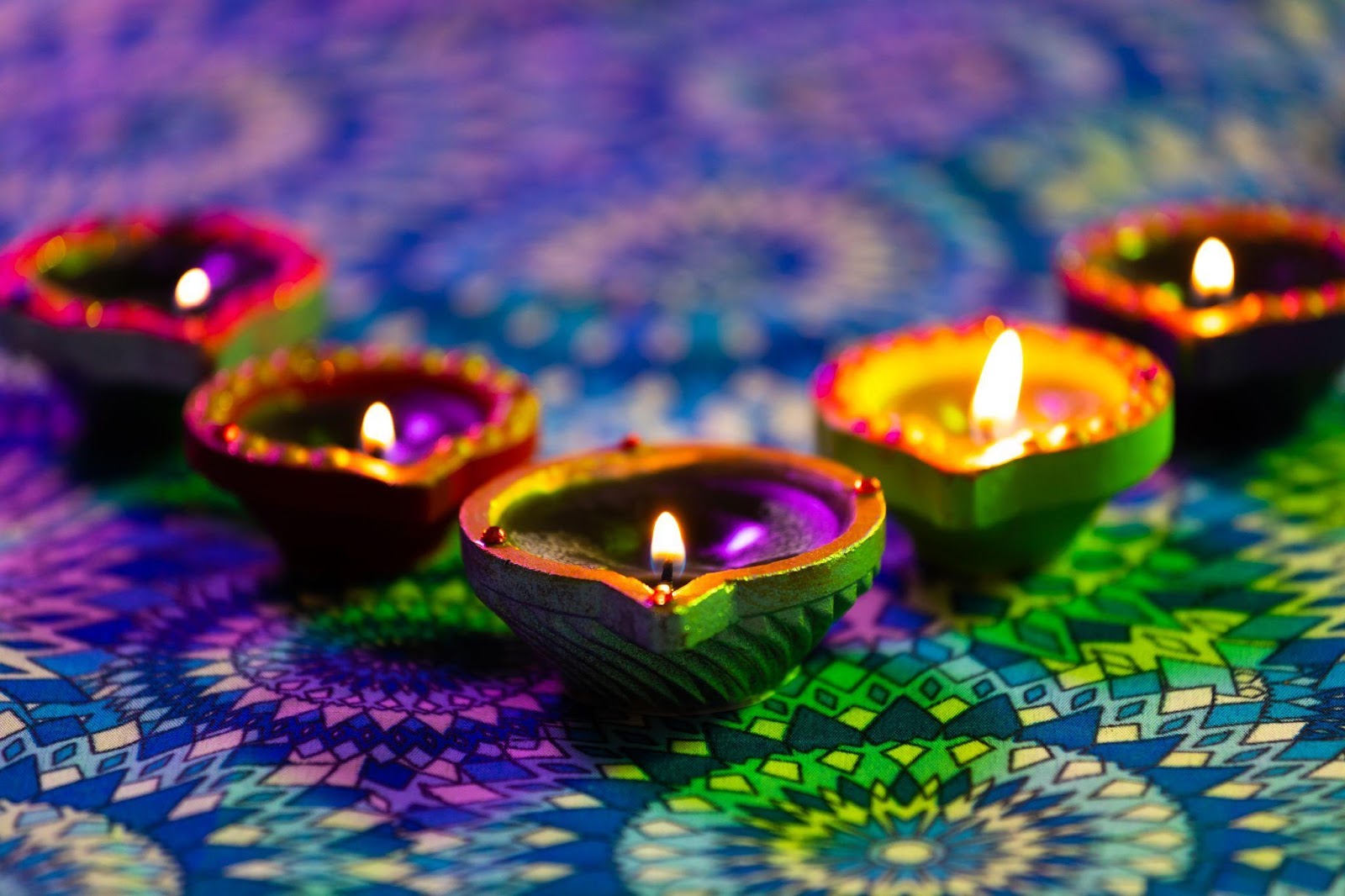 lit votive candles