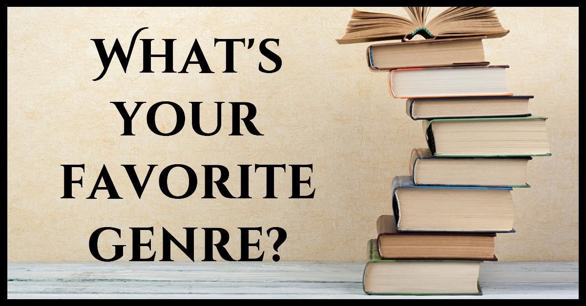 Image depicting a question about favorite genres, highlighting "What Genres Does Book of the Month Have?" for discussion.