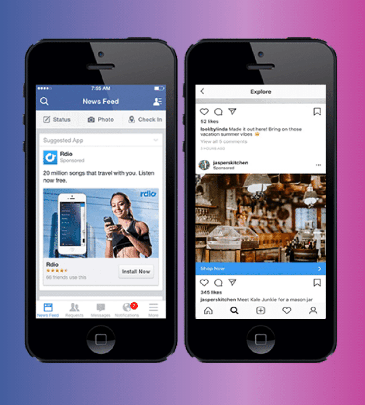 Social Media Ads (Facebook Ads, Instagram Ads, etc.)