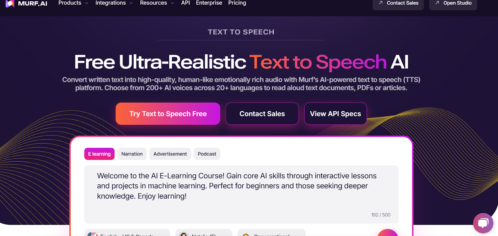 Murf AI - text to speach editor 