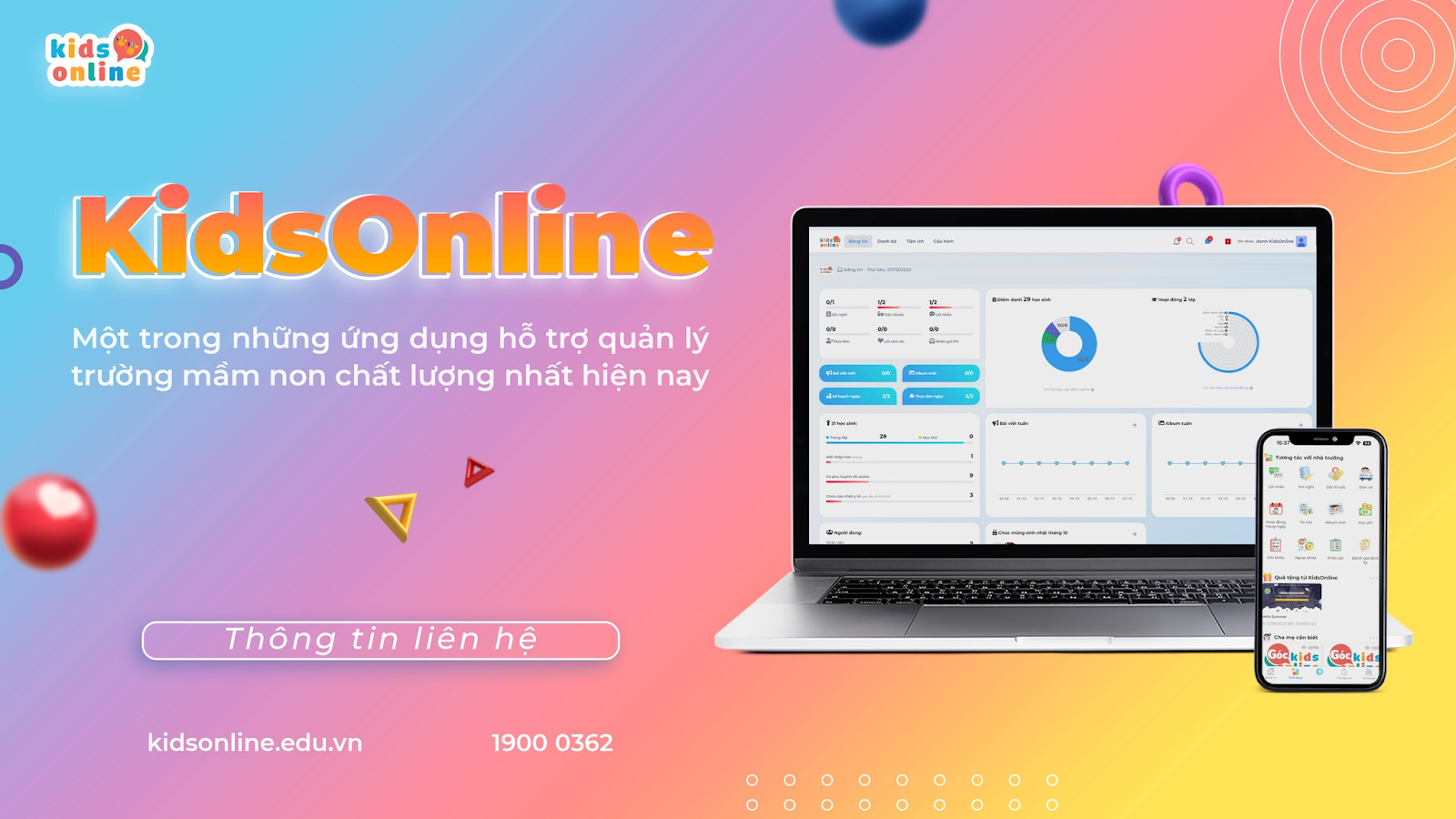 Quản lý mầm non KidsOnline