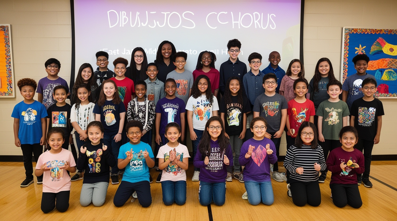 East Jackson Middle School Dibujos Chorus