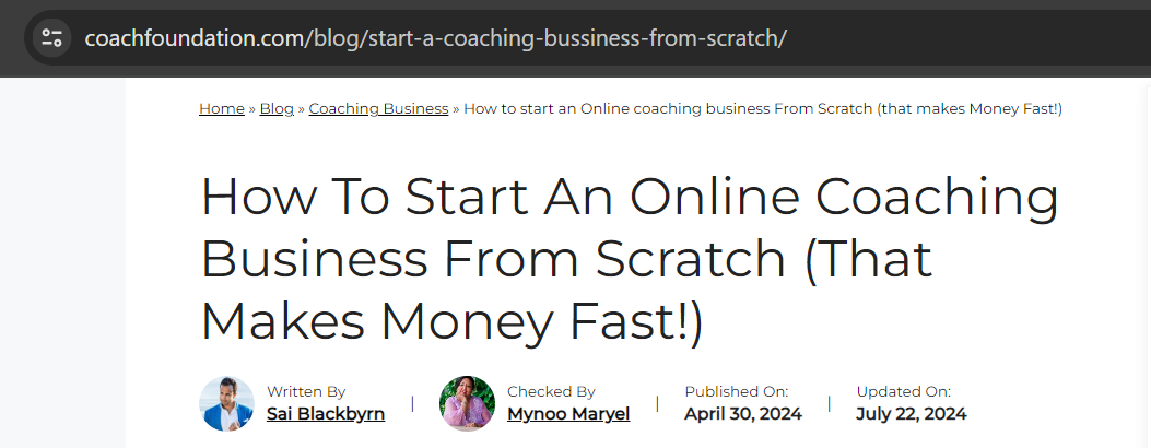 SEO for coaches: How to create content that ranks seo for coaches