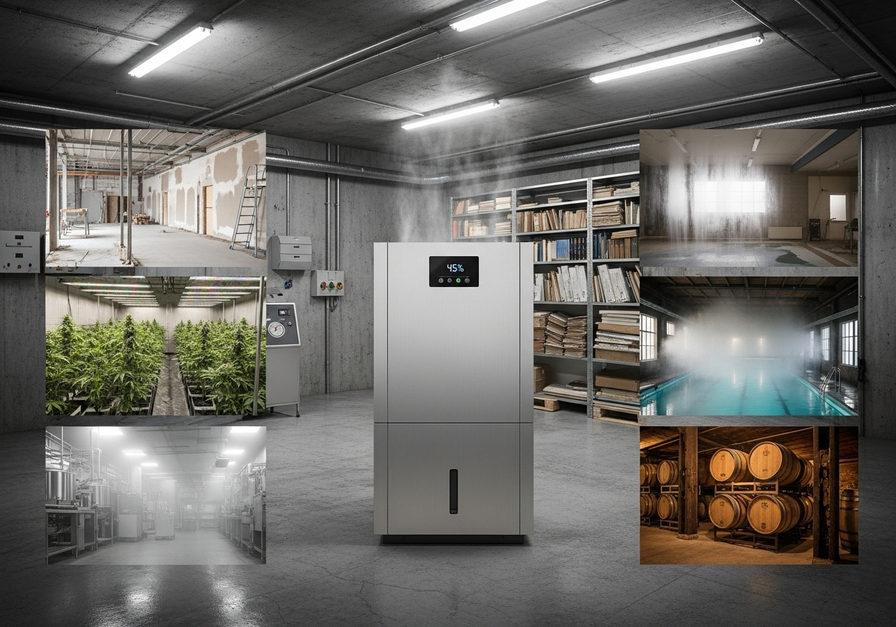 Applications of Commercial Dehumidifiers Applications of Commercial Dehumidifiers