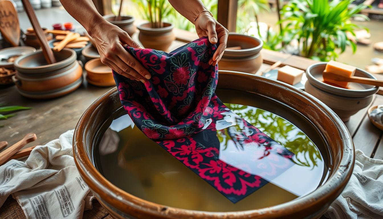 batik washing techniques