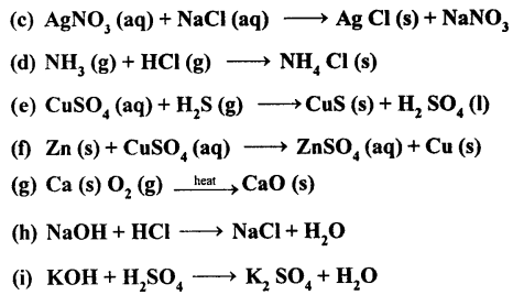 Selina Concise Chemistry Class 8 ICSE Solutions - Chemical Reactions 16