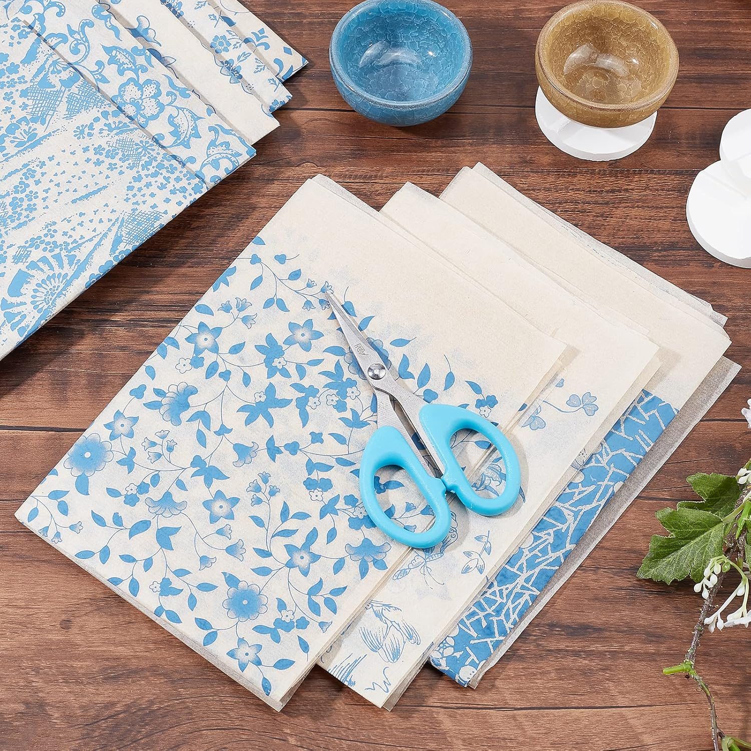 blue underglaze transfer 