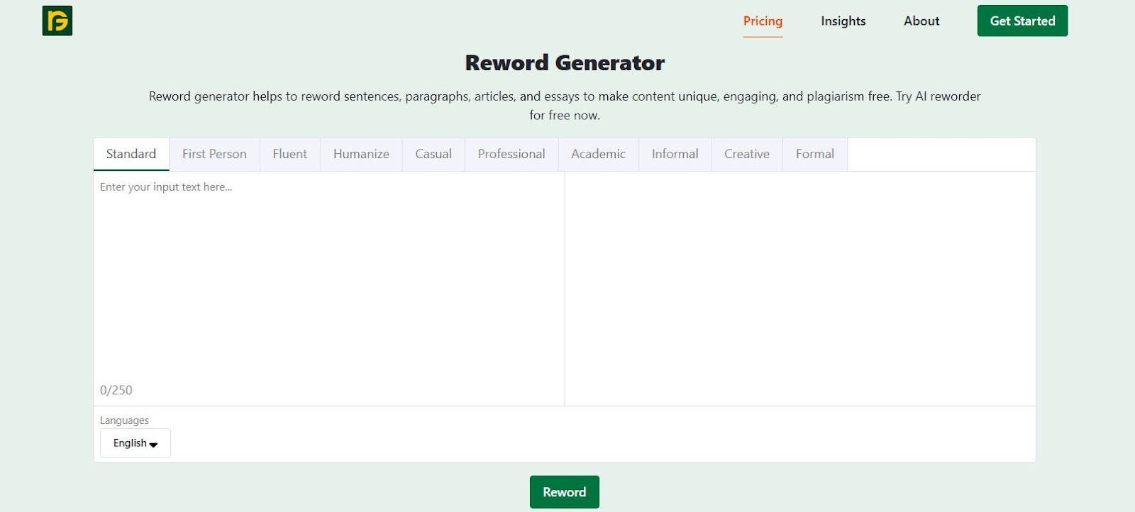 top CHATGPT Alternatives like Reword