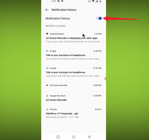 How To Check Notification History On Android 16