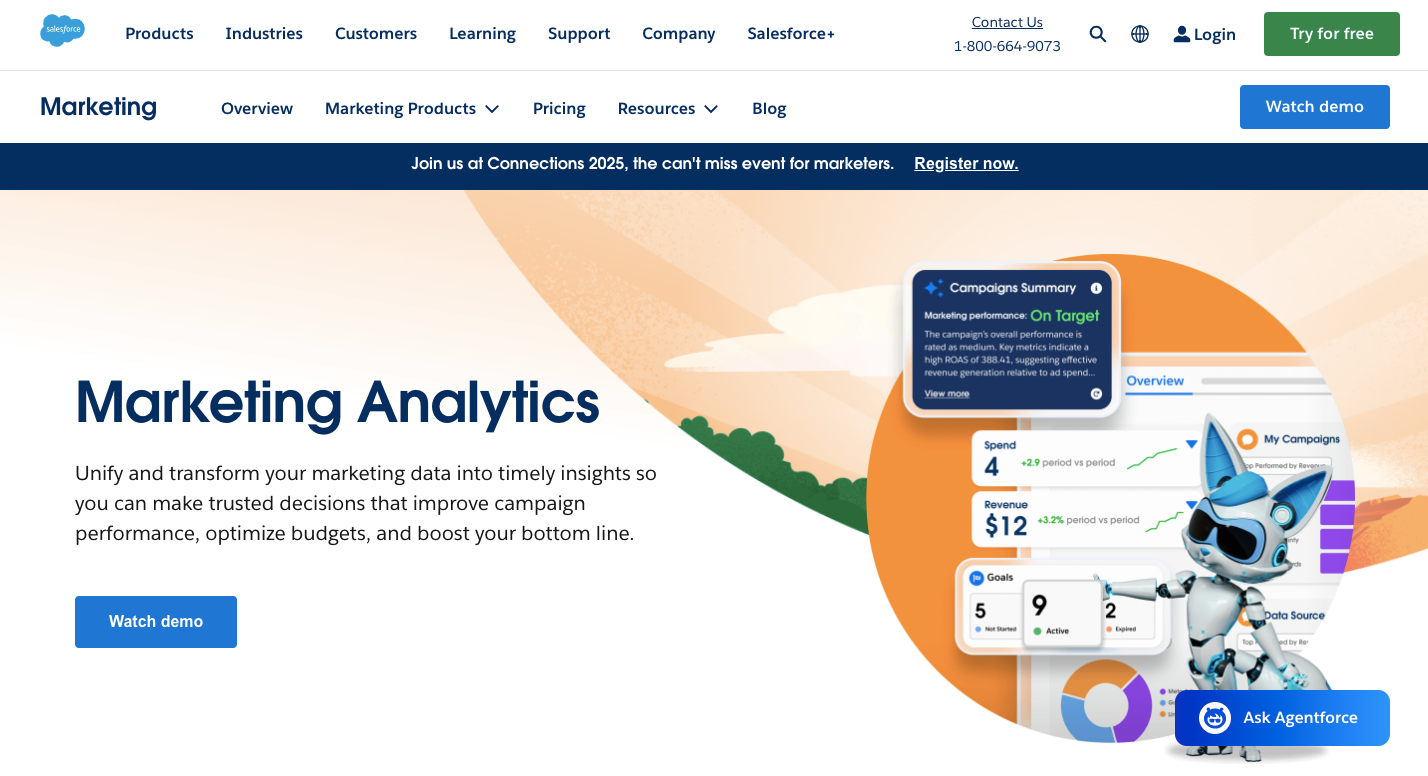 Salesforce Marketing Cloud Intelligence overview showcasing advanced marketing analytics tools for data-driven decisions and marketing performance optimization.