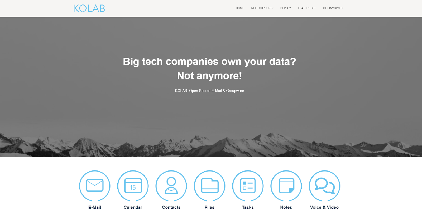 kolab home page