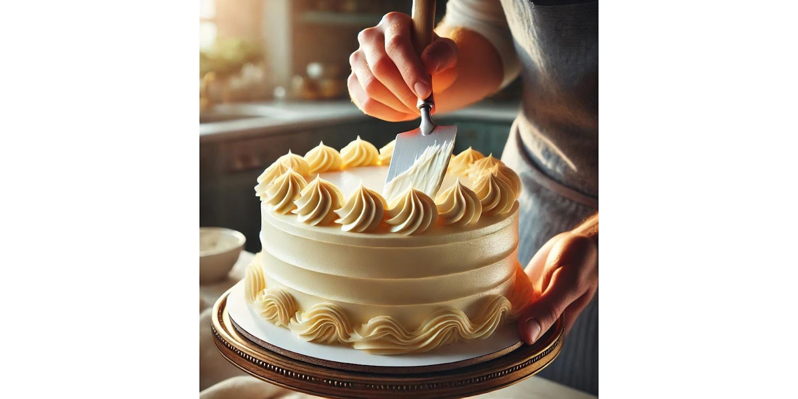 How to Frost and Decorate a Cake Smoothly using Buttercream Icing