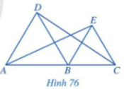 BÀI 7: TAM GIÁC CÂNKhởi độngCâu hỏi: Hai thanh giằng của cầu Long Biên bắc qua sông Hồng ở Thủ đô Hà Nội (hình 68) gợi nên hình ảnh tam giác ABC có sự đối xứng và cân bằng. Tam giác ABC như vậy gọi là tam giác gì?Đáp án chuẩn:Tam giác cân.I. Định nghĩaBài 1: Trong hình 69, hai cạnh AB và AC của tam giác ABC có bằng nhau hay không?Đáp án chuẩn:AB = AC.II. Tính chấtBài 1: Cho tam giác ABC cân tại A, tia phân giác của góc A cắt cạnh BC tại D (hình 72)a. Hai tam giác ABD và ACD có bằng nhau hay không? Vì sao?b. Hai góc B và C có bằng nhau hay không? Vì sao?Đáp án chuẩn:a) ΔABD =ΔACDb) B=C.III. Dấu hiệu nhận biếtBài 1: Cho tam giác ABC thỏa mãn B=C. Kẻ AH vuông góc với BC, H thuộc BC (hình 74)a. Hai tam giác BAH và CAH có bằng nhau hay không? Vì sao?b. Hai cạnh AB và AC có bằng nhau hay không? Vì sao?Đáp án chuẩn:a) ΔAHB=ΔAHC b) Bằng nhauBài 2: Cho tam giác ABC cân tại A. Qua điểm M nằm giữa A và B kẻ đường thẳng song song với BC cắt AC tại N. Chứng minh tam giác AMN cân.Đáp án chuẩn:Δ AMN cân tại A.IV. Vẽ tam giác cânV. Bài tập