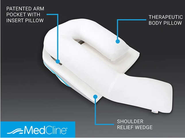 medcline shoulder relief pillow components