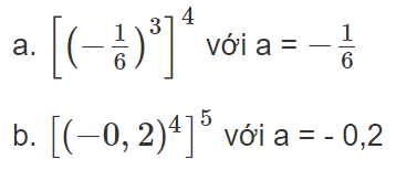 BÀI 3: PHÉP TÍNH LŨY THỪA VỚI SỐ MŨ TỰ NHIÊN CỦA MỘT SỐ HỮU TỈ.