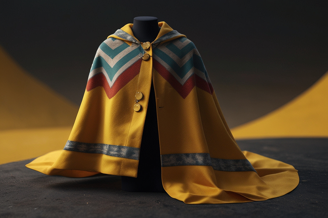 yellow 2d cape front view