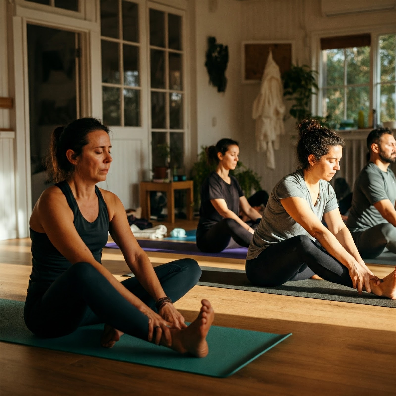 Addiction rehab yoga