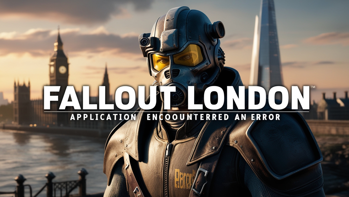 Fallout London Application Encountered an Error