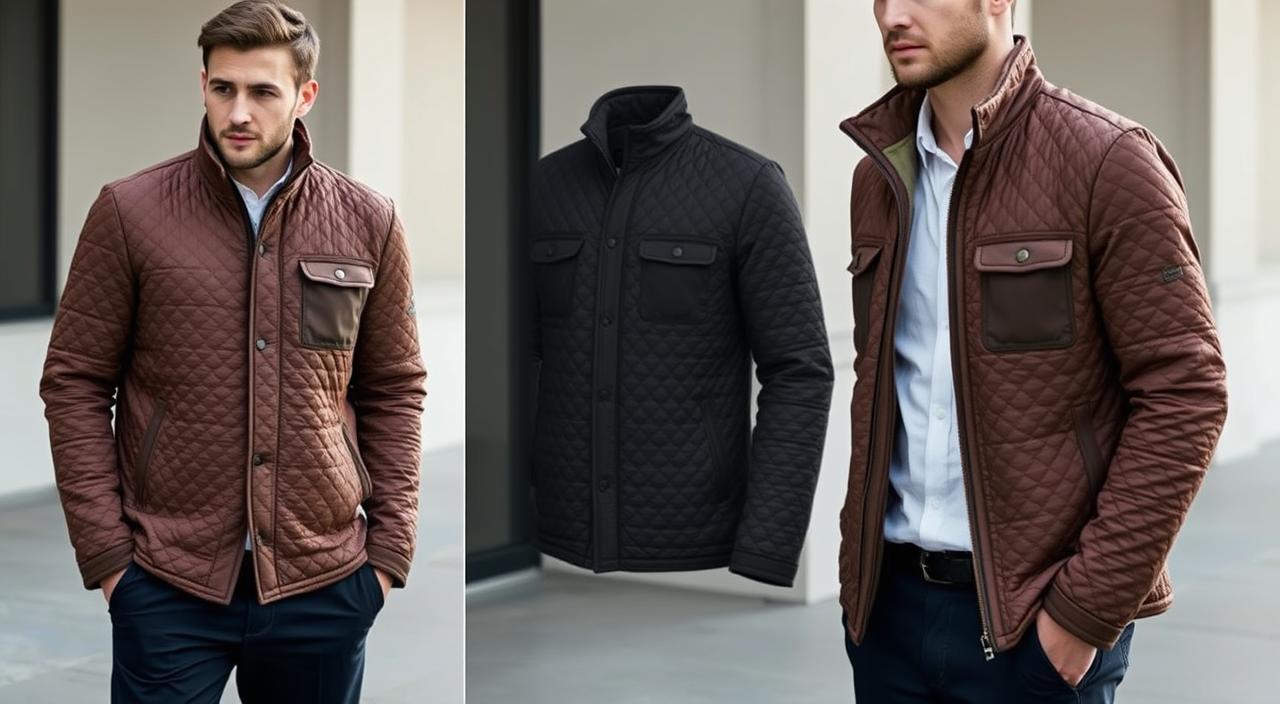 men's quilted jacket