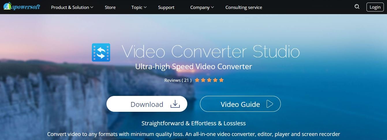 Apowersoft video converter studio