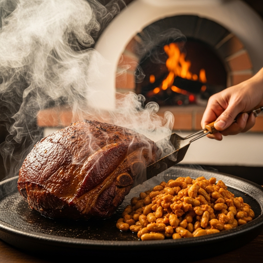 Smoked Pork with Axone