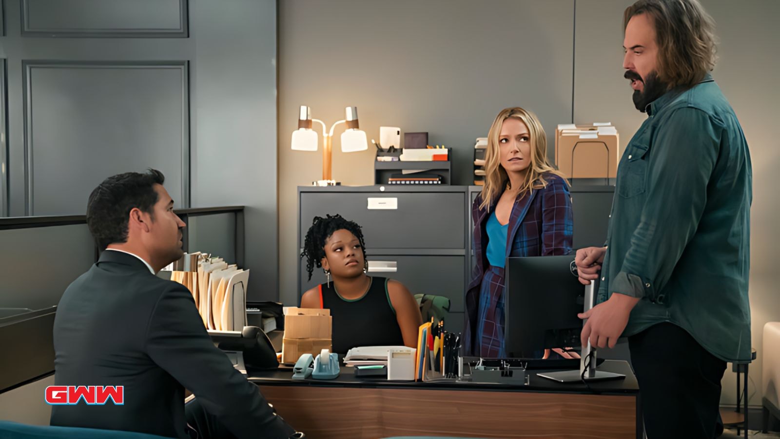 The Lincoln Lawyer Season 3 Manuel Garcia-Rulfo, Becki Newton, Jazz Raycole and Angus Sampson