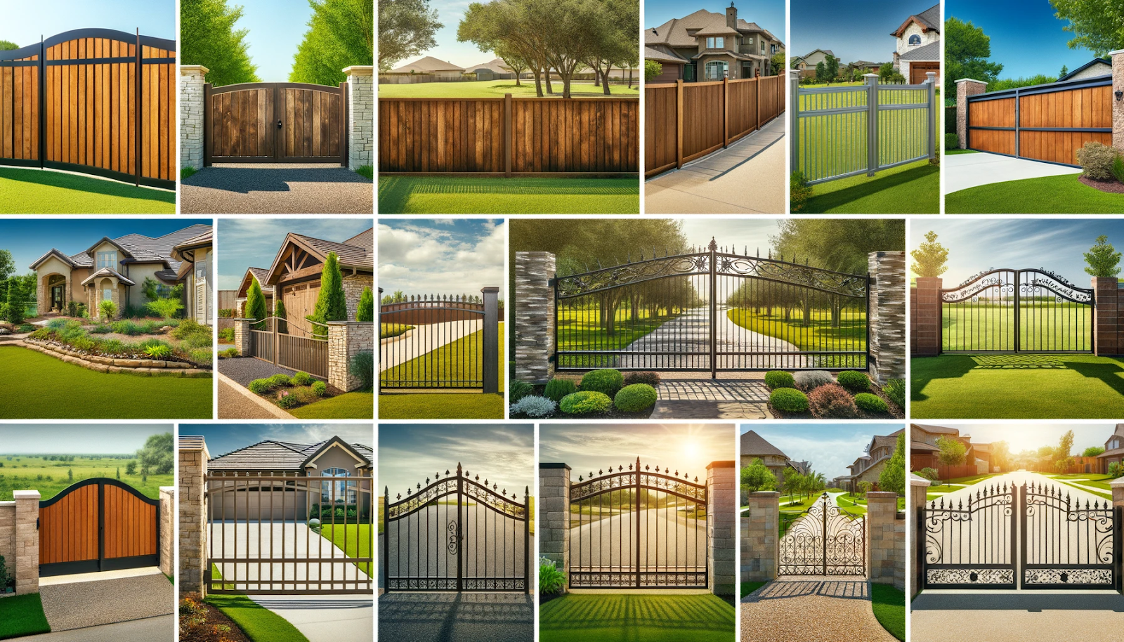 types of gates for fences