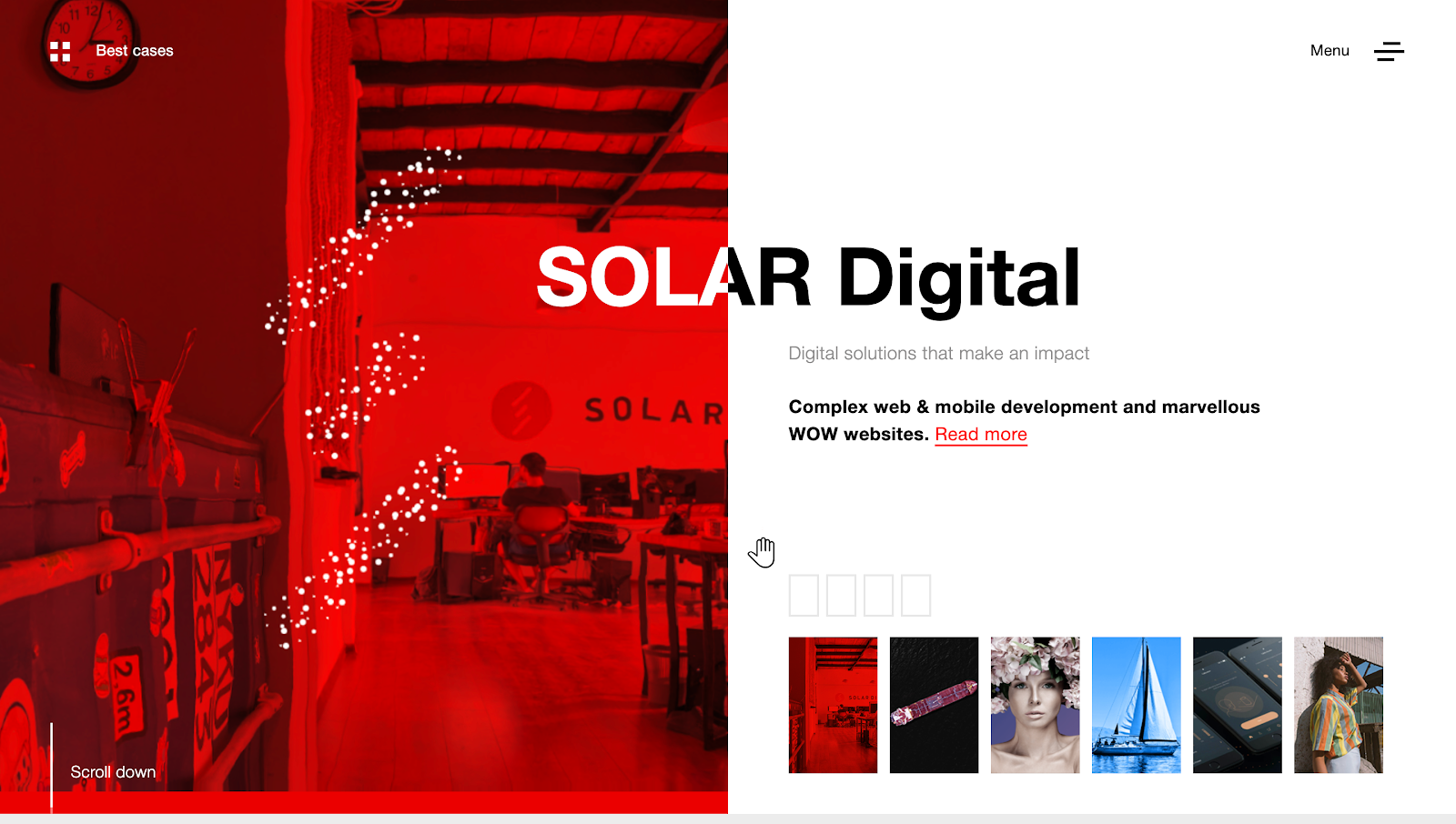 solar digital page